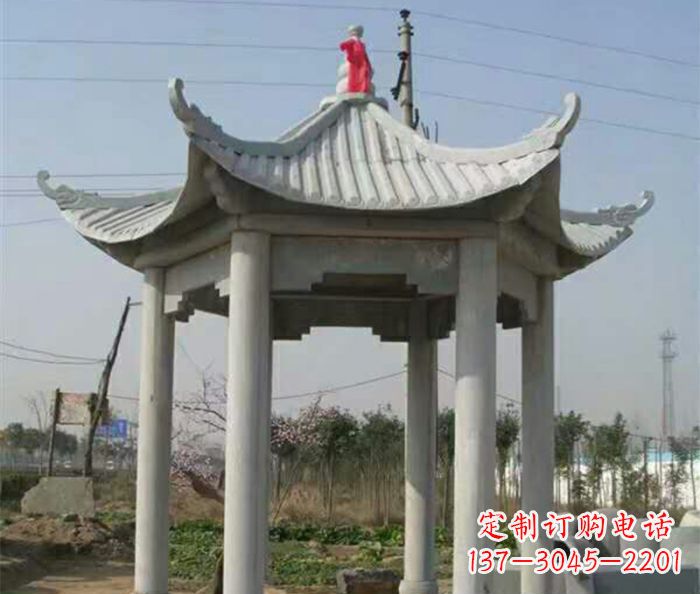 张掖典雅的仿古凉亭石雕
