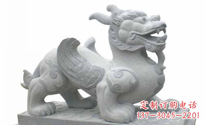 张掖古老貔貅雕塑,带您重拾传统神兽石雕之美