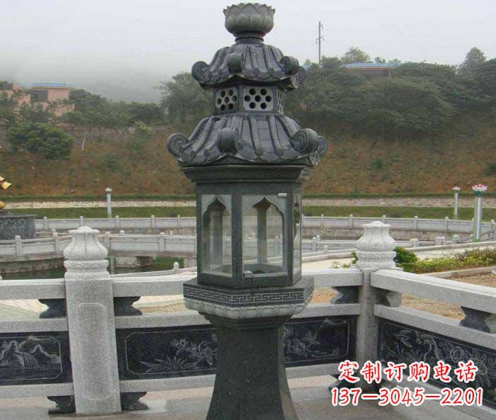 张掖仿古石灯雕塑，点亮景观空间