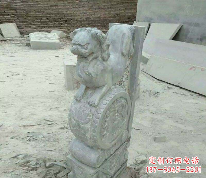 张掖精美石门墩雕塑,缔造绝色佳作