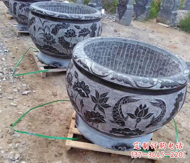 张掖古典水缸雕塑
