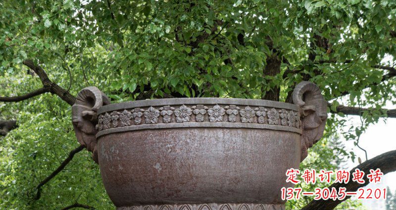 张掖中领雕塑仿古水缸铜雕