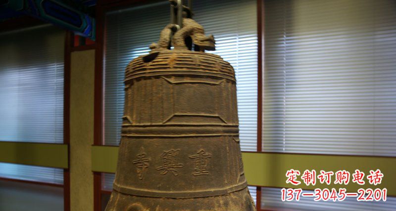 张掖仿古铜钟雕塑定制