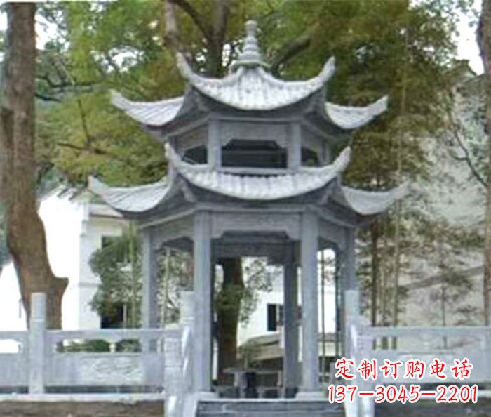 张掖中领雕塑凉亭石雕——传承古典精髓,融情于雕塑之中