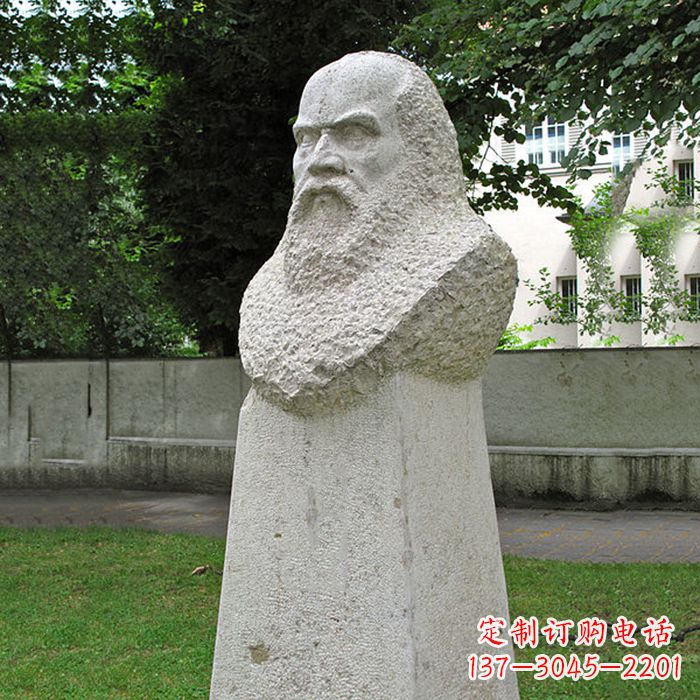 张掖 重现伽利略精神——伽利略石雕头像