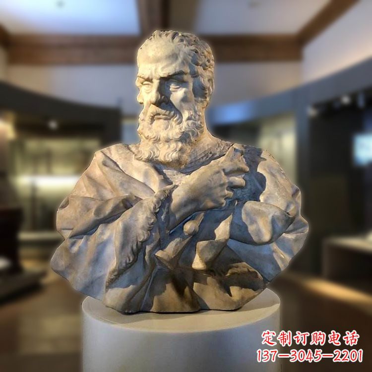 张掖伽利略头像雕塑--精致定制