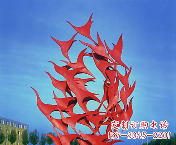 张掖立体不锈钢大雁雕塑