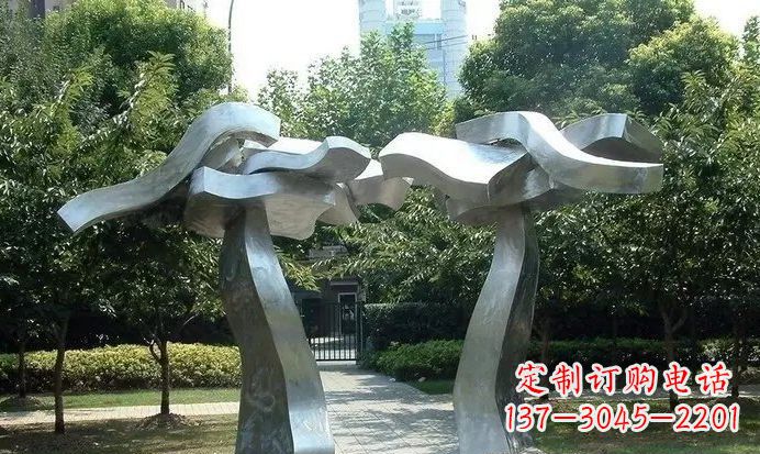张掖不锈钢拱门定制雕塑