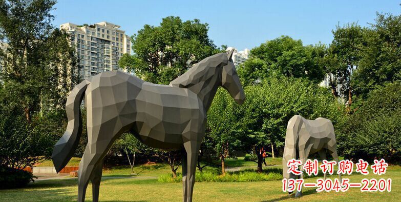 张掖产品名称不锈钢动物抽象雕塑