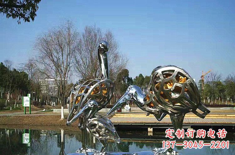 张掖手工制作的可爱丹顶鹤雕塑