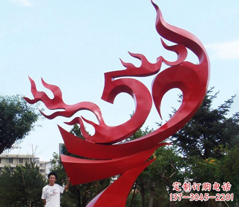 张掖梦幻飘带景观雕塑