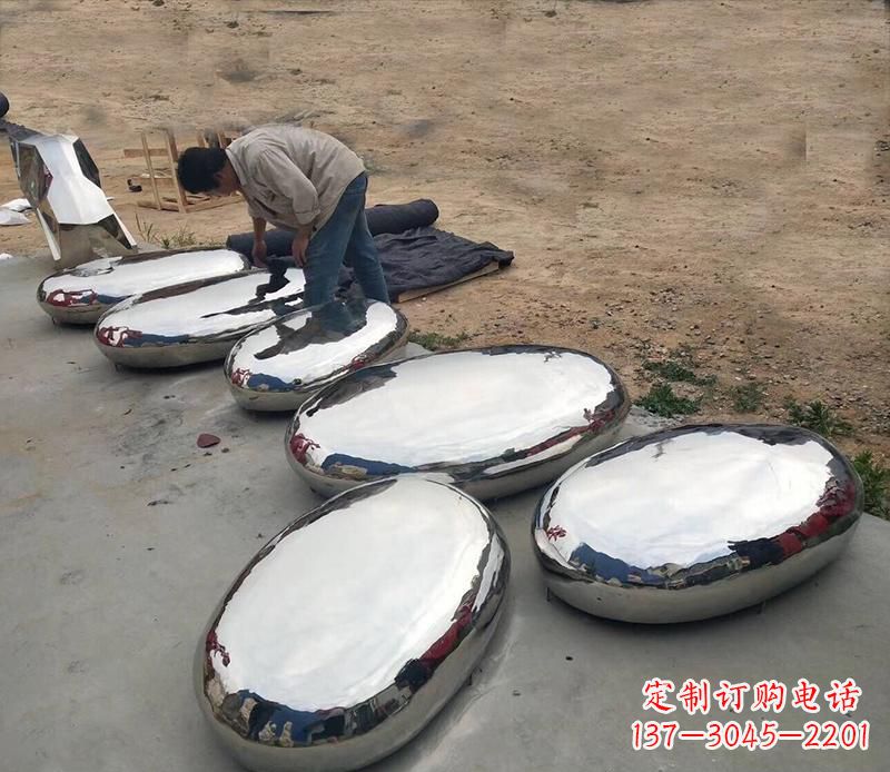张掖中领雕塑水滴形艺术雕塑