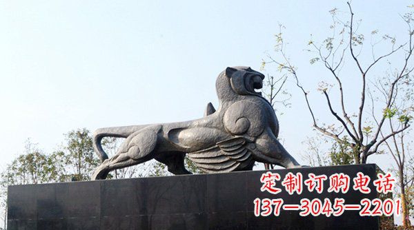 张掖中领雕塑专业打造狮子铜雕