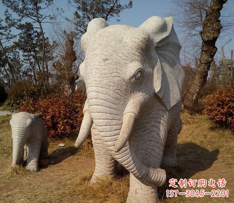 张掖精美大象雕塑