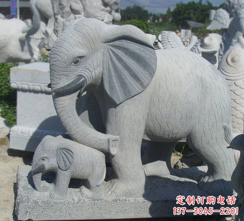 张掖雕塑艺术大象雕塑