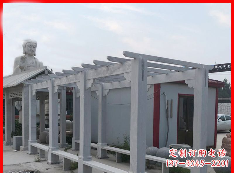 张掖 专业定制公园大理石石雕长廊