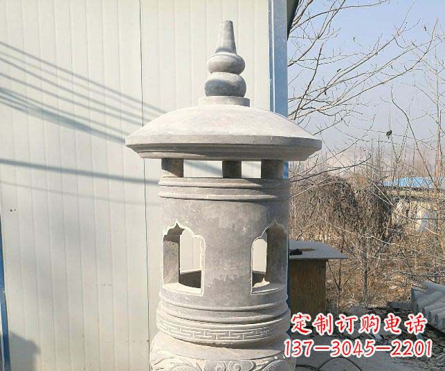 张掖精美公园大理石石灯雕塑