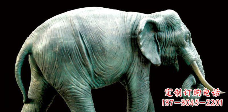 张掖铜雕大象——艺术精灵的完美融合