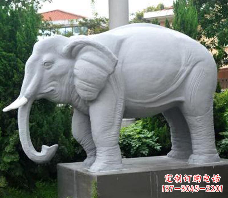 张掖大象大理石石雕