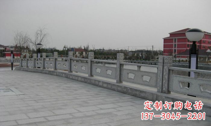 张掖公园仿古石栏板 (2)