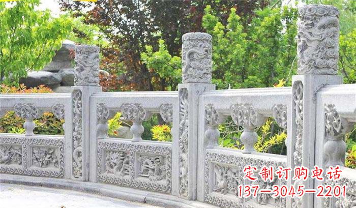 张掖公园仿古石栏板雕塑