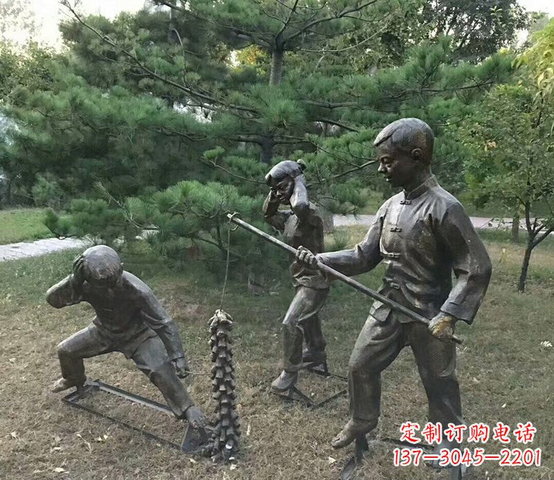 张掖珍贵的童年回忆——儿童铜雕