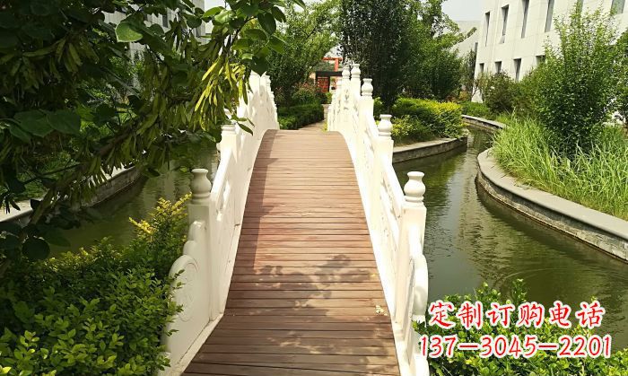 张掖汉白玉石拱桥雕塑