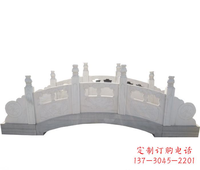 张掖精美汉白玉石拱桥雕塑