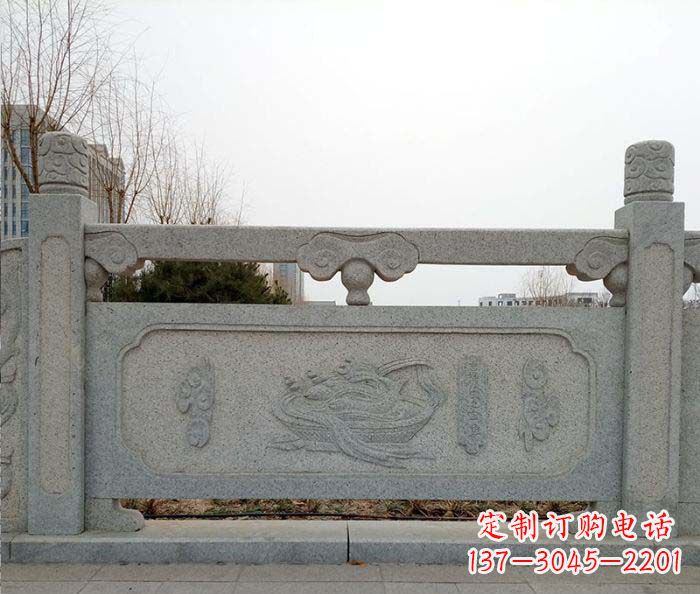 张掖公园户外栏板石雕