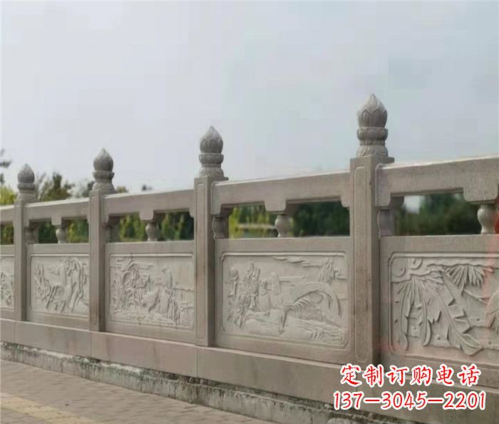 张掖泰山大理石浮雕栏板雕塑