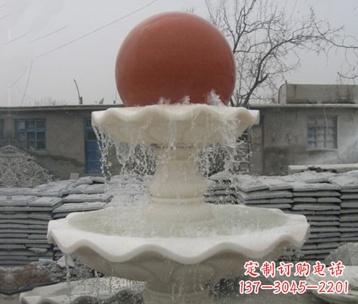 张掖精美风水球石雕