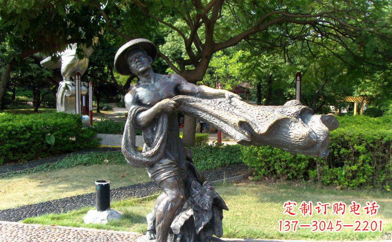 张掖渔民铜雕—— 带您体验渔夫传统文化