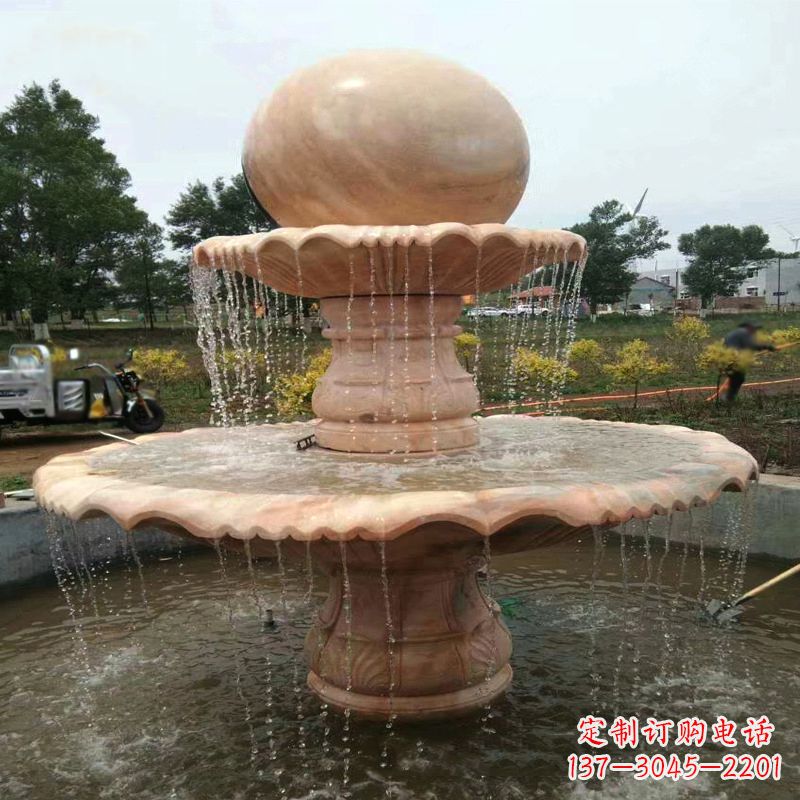 张掖公园园林石雕喷泉水景
