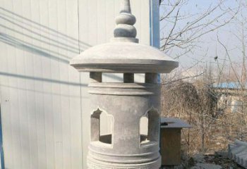张掖精美公园大理石石灯雕塑