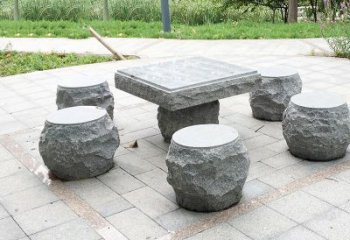 张掖新题目“古典风格石桌凳雕塑”