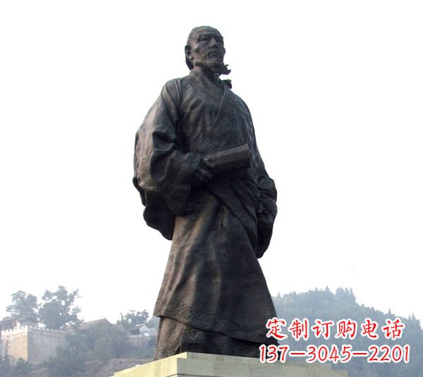 张掖中领雕塑司马迁雕像,正宗传承古代文化