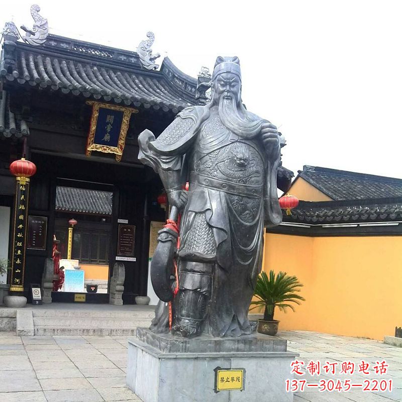张掖中领雕塑：荣耀传统，精美关公雕塑