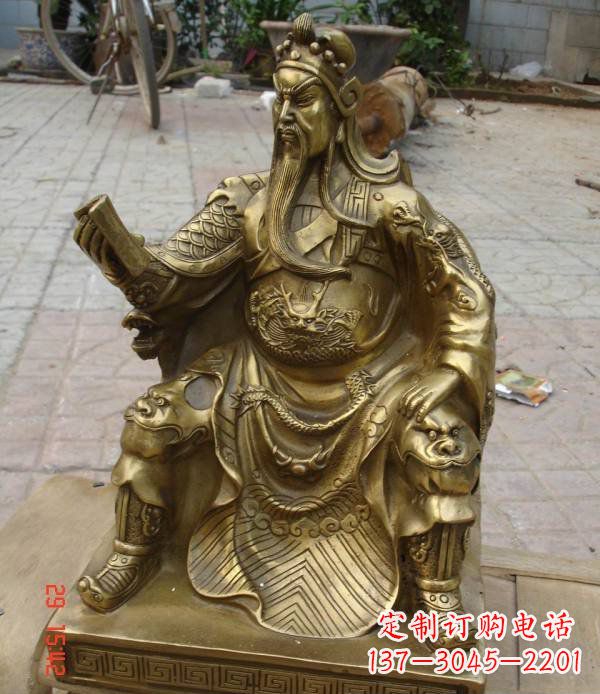 张掖专业定制关公铜雕