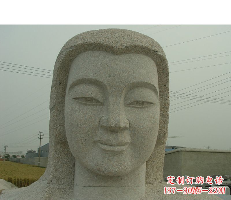 张掖母爱永恒——广场黄河母亲石雕