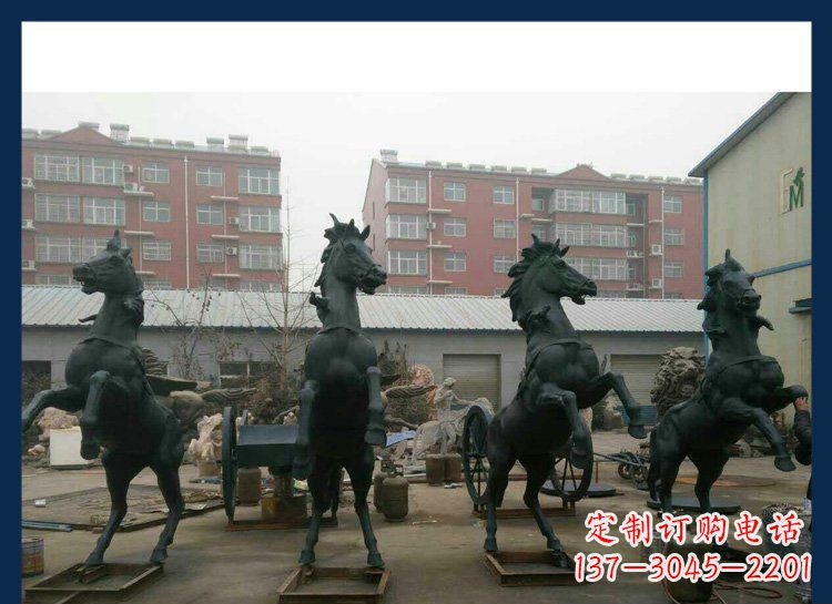 张掖中领雕塑推出的优雅动物铜雕飞马,以其出色…
