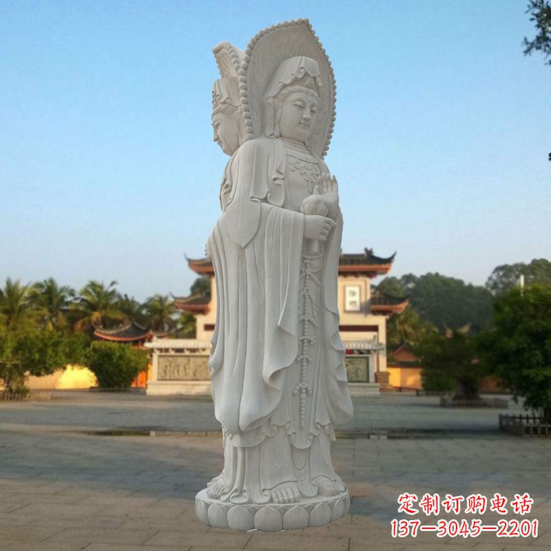 张掖三面观音塑像,让你的生活充满智慧和祥和