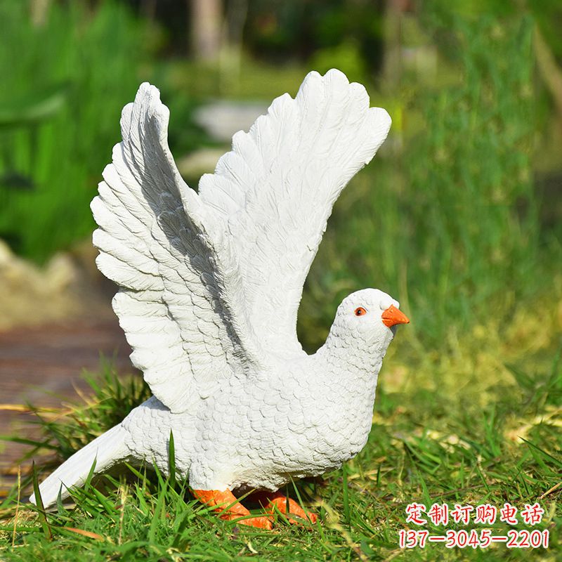 张掖传递和平的记忆,赠送给世界的和平鸽雕塑