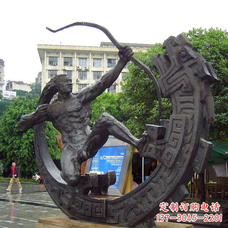 张掖传承古老神话，领略城市历史文化：后羿射日…