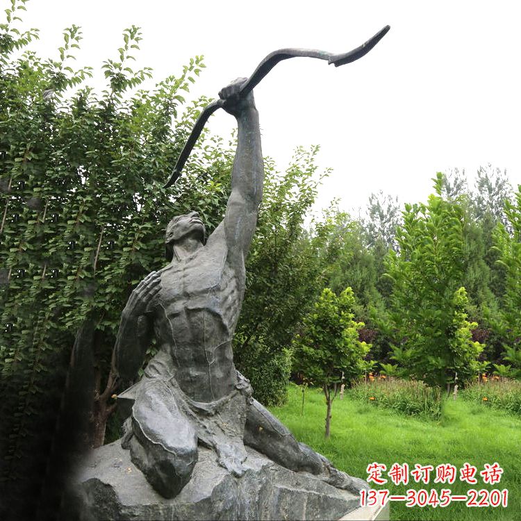 张掖后羿射日青石雕塑,精美绝伦!