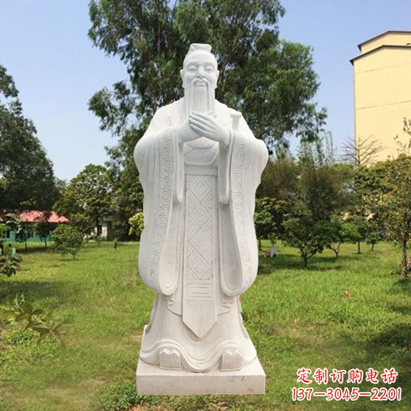 张掖精雕细作,欣赏华师孔子雕塑