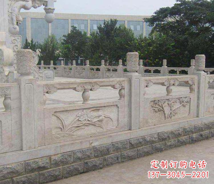 张掖中领雕塑:精美石材栏板雕塑