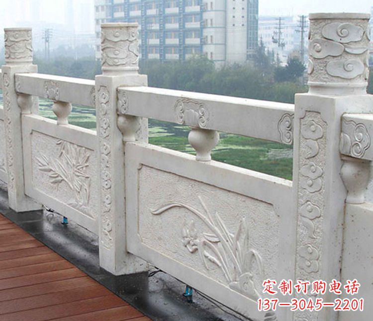 张掖精巧雕刻，优质大理石栏板石雕