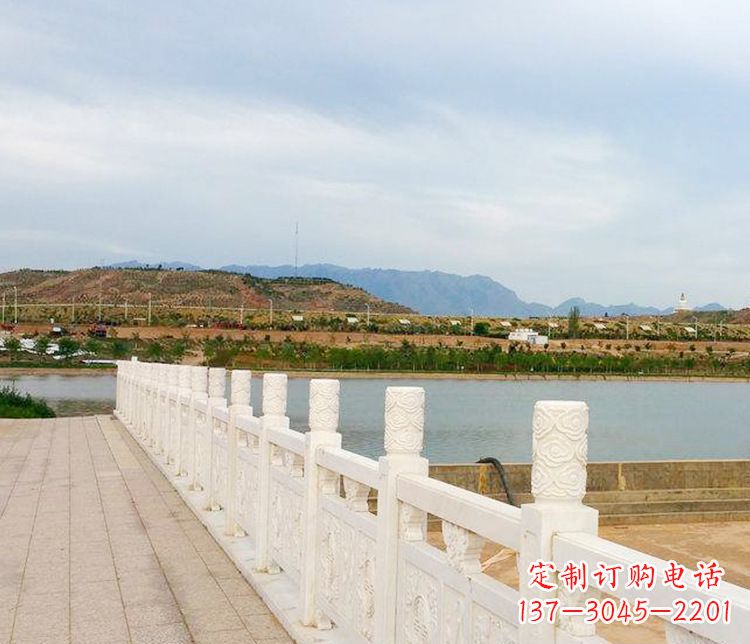 张掖高贵大气的石头栏板雕塑