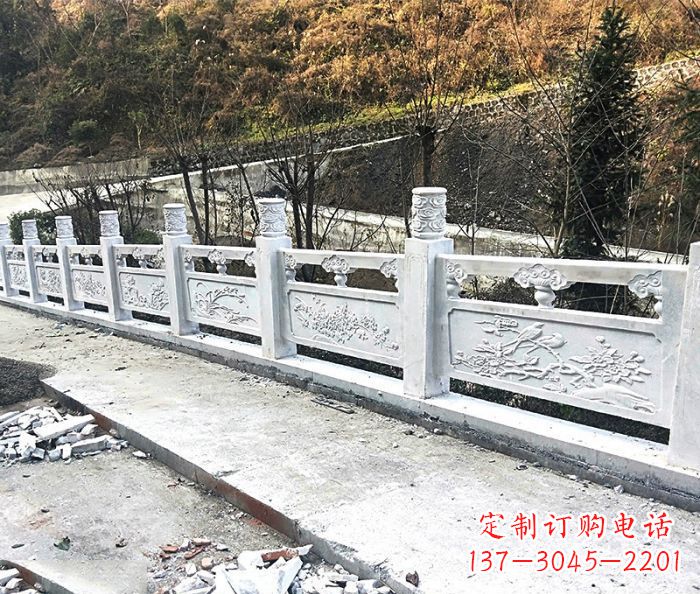 张掖精致石雕栏杆,让你的景区更加美丽