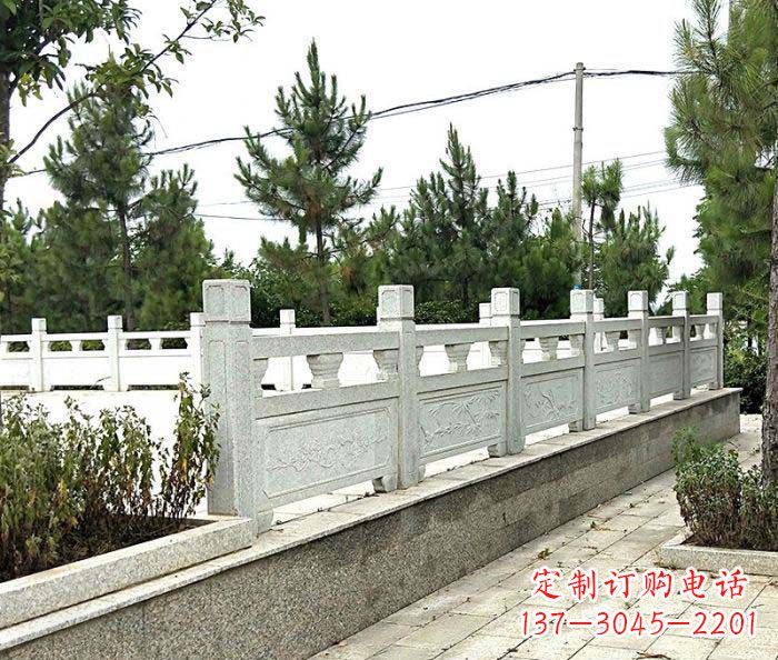 张掖大理石栏杆雕塑:精致的定制艺术品